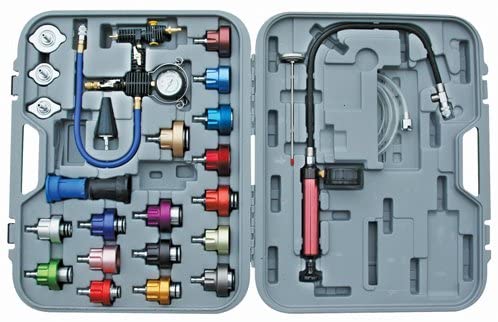 ATD Tools 3301 27-Piece Master Cooling System Pressure Test and Refill Kit