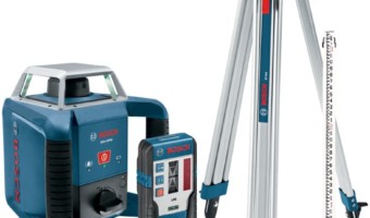 Bosch Exterior Self-Leveling Rotary Laser Kit